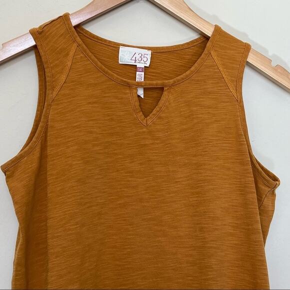 Matilda Jane 435 tank top girl's 14 sleeveless tee shirt rust brown - Picture 2 of 7